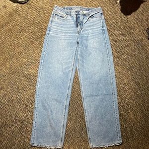 AE Women's Highest Waist Baggy Straight Jean